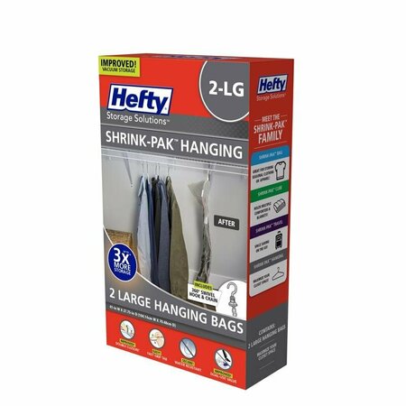 HEFTY Shrink-Pak Clear Vacuum Cube Storage Bags, 3PK HFTPDQ70834633